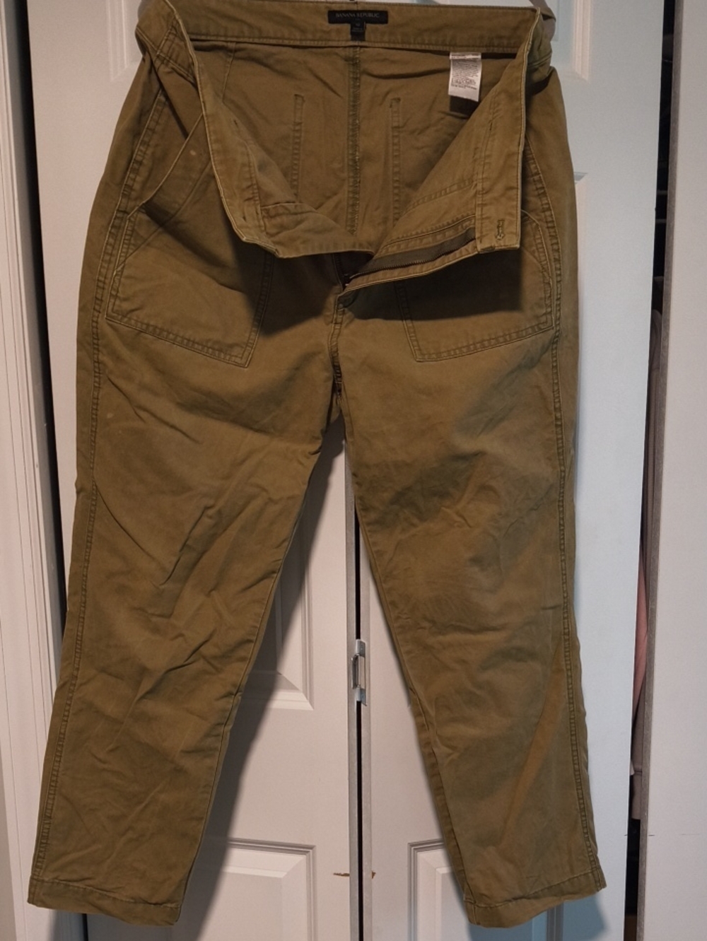 Banana Republic Olive Green Casual Utility Pants
